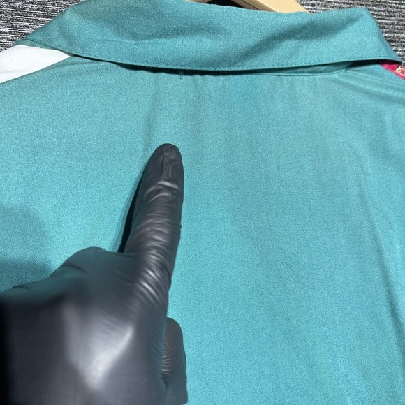 Vintage Bonnie Blair Women's Embroidered Light Button-Down Shirt Jacket Size L - Picture 13 of 16